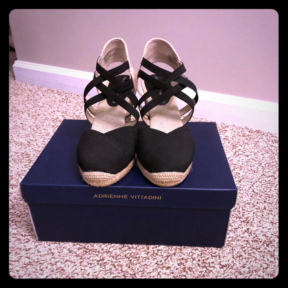 Adrienne Vittadini espradille style wedges